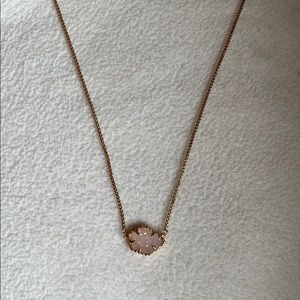 Kendra Scott Tess Rose Gold Pendant Necklace